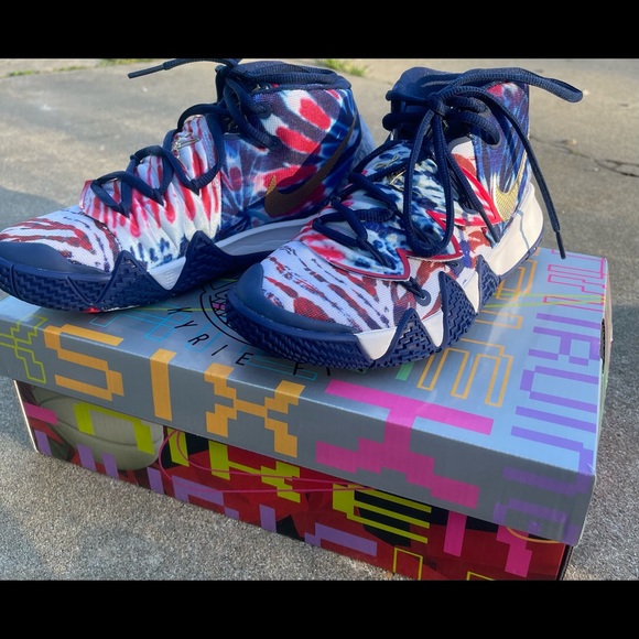 Nike kybrid S2 Tie Dye Basketball shoe; Big kid size 4 - Picture 1 of 4